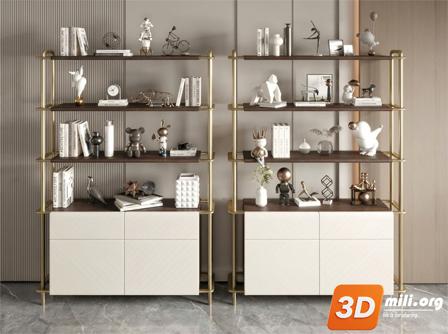Decorative cabinet Skp Files